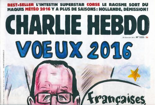 Charlie hebdo n°1223 : Voeux 2016 - Collectif - Livre