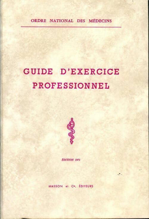 Guide d'exercice professionnel - Collectif - Livre