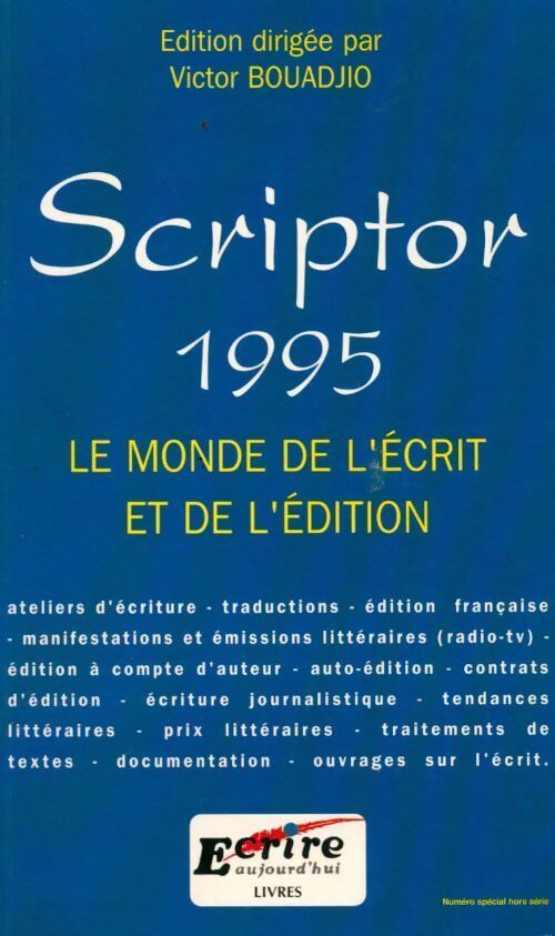 Scriptor 1995 - Victor Bouadjio - Livre