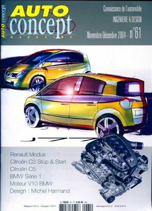 Auto concept n°61 - Collectif - Livre