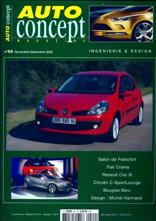 Auto concept n°64 - Collectif - Livre