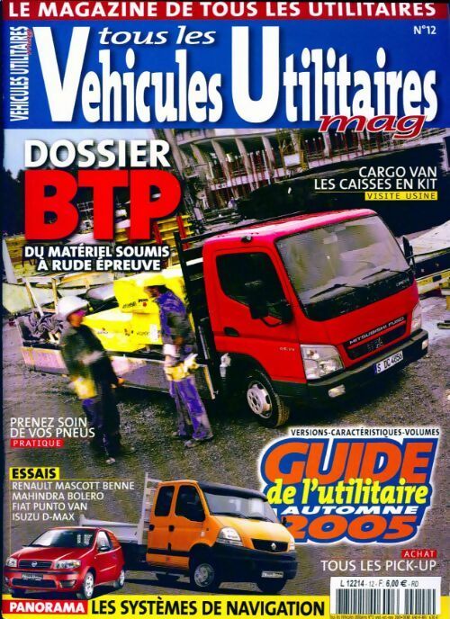 Véhicules utilitaires mag n°12 - Collectif - Livre