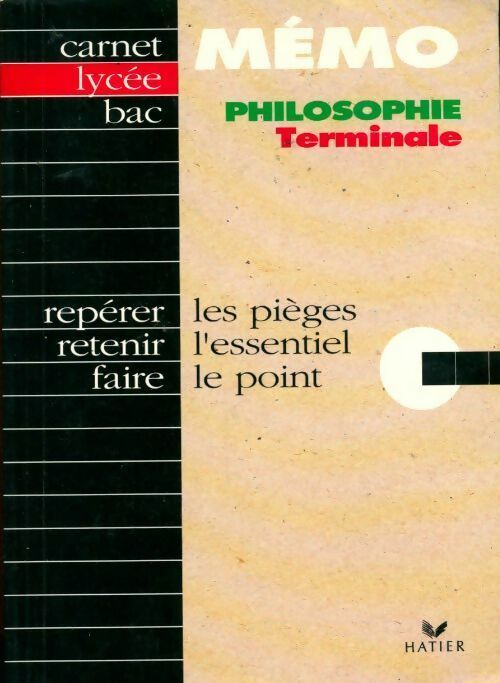 Philosophie terminale - Collectif - Livre