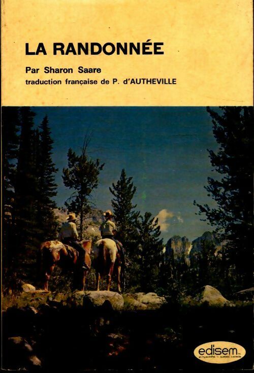 La randonnée - Sharon Saare - Livre