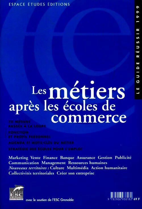 Les métiers après les écoles de commerce - Collectif - Livre