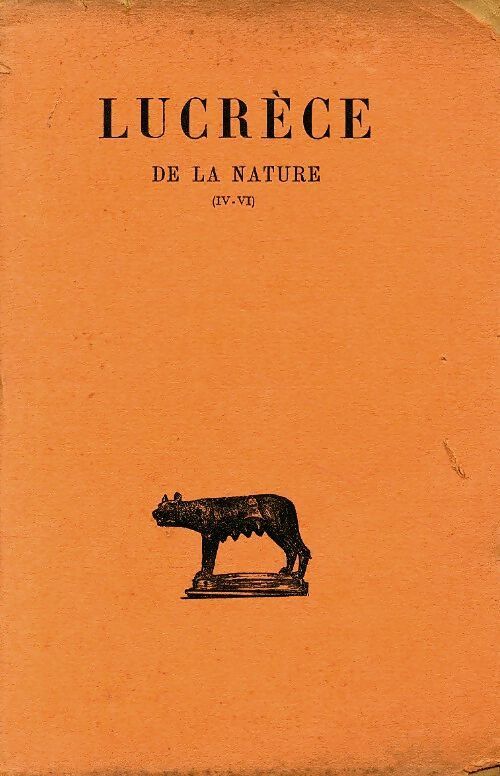 De la nature Tome II - Lucrèce - Livre