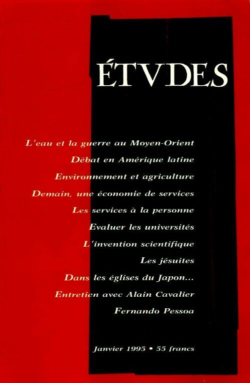 Etudes n°382-1 - Collectif - Livre