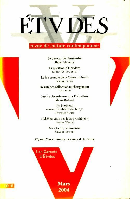 Etudes n°400-3 - Collectif - Livre