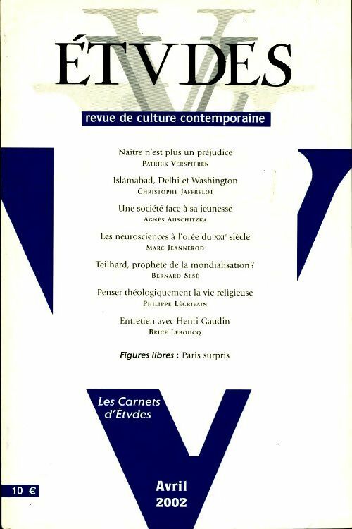 Etudes n°396-4 - Collectif - Livre