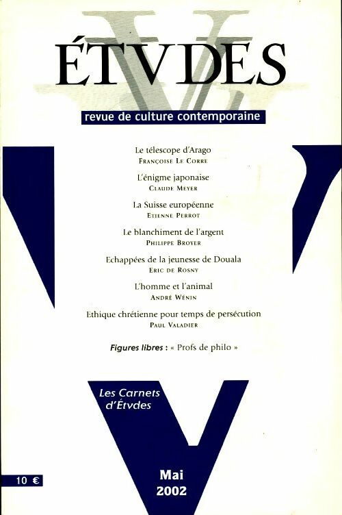 Etudes n°396-5 - Collectif - Livre