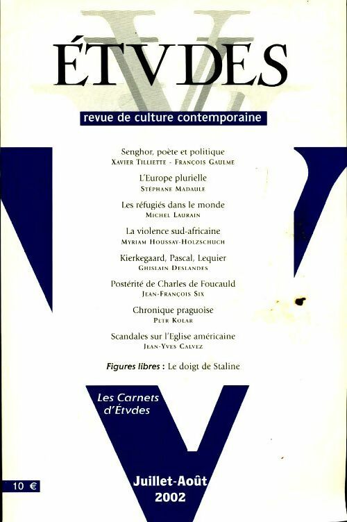Etudes n°397-1-2 - Collectif - Livre
