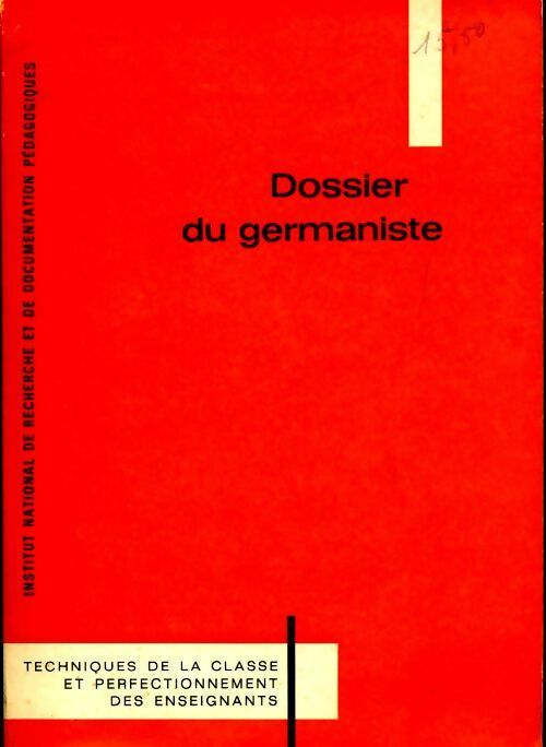 Dossier du germaniste - Collectif - Livre