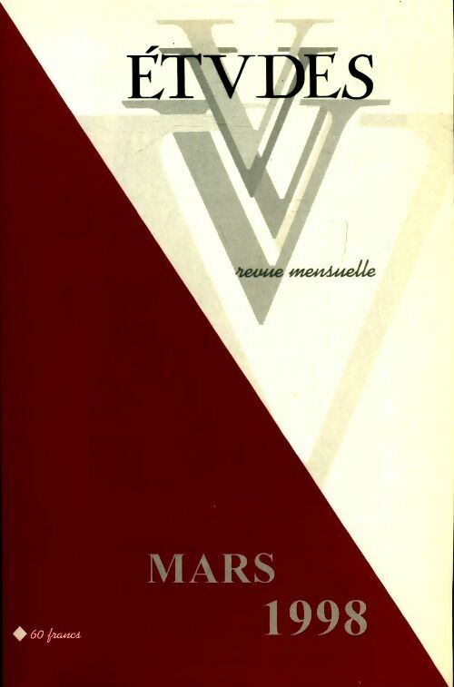 Etudes n°388-3 - Collectif - Livre