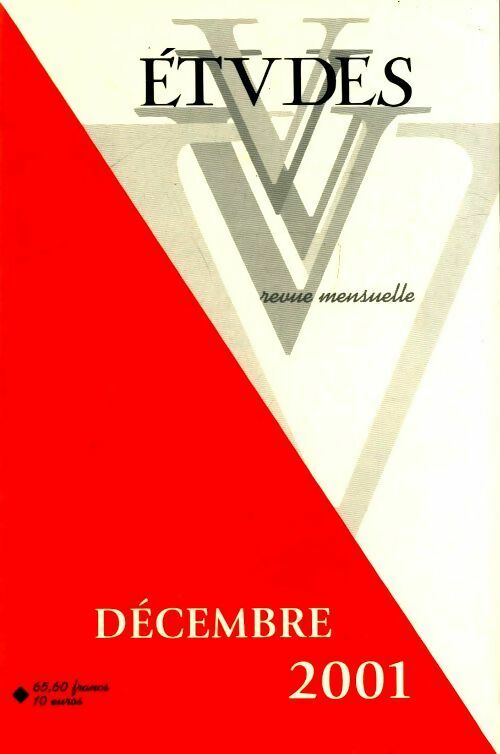 Etudes n°395-6 - Collectif - Livre