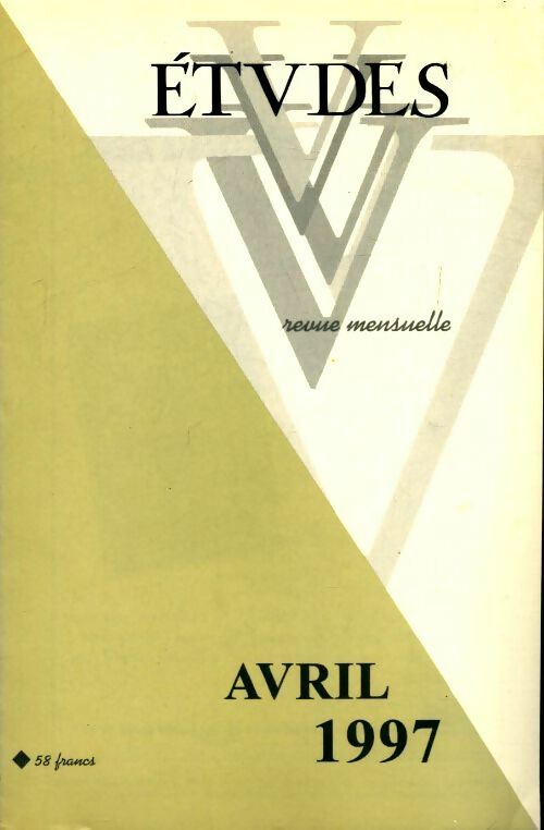 Etudes n°386-4 - Collectif - Livre