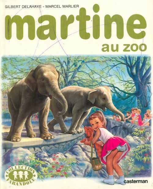 Martine au zoo - Gilbert Delahaye - Livre