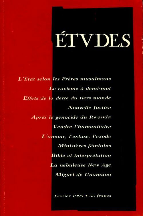 Etudes n°382-2 - Collectif - Livre