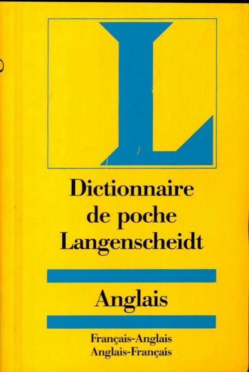 Dictionnaire de poche Langenscheidt Anglais - Collectif - Livre