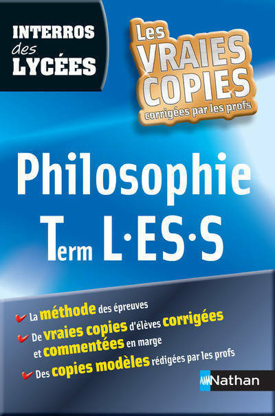Philosophie Terminales L, ES, S. Les vraies copies - Yolaine Polirsztok - Livre