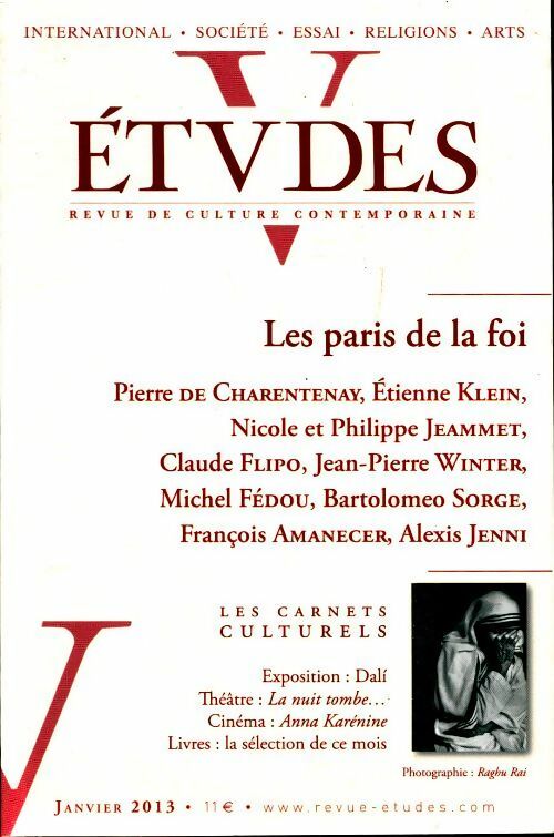 Etudes n°418-1 - Collectif - Livre