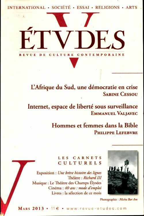 Etudes n°418-3 - Collectif - Livre