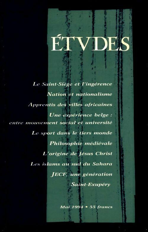 Etudes n°380-5 - Collectif - Livre