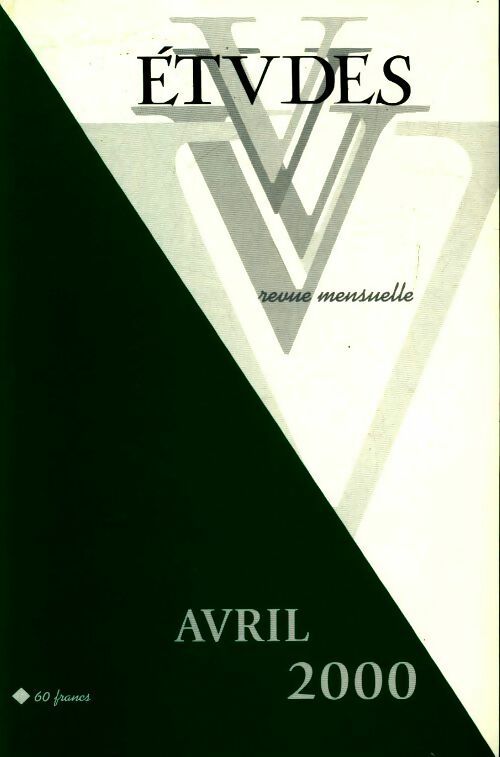 Etudes n°392-4 - Collectif - Livre