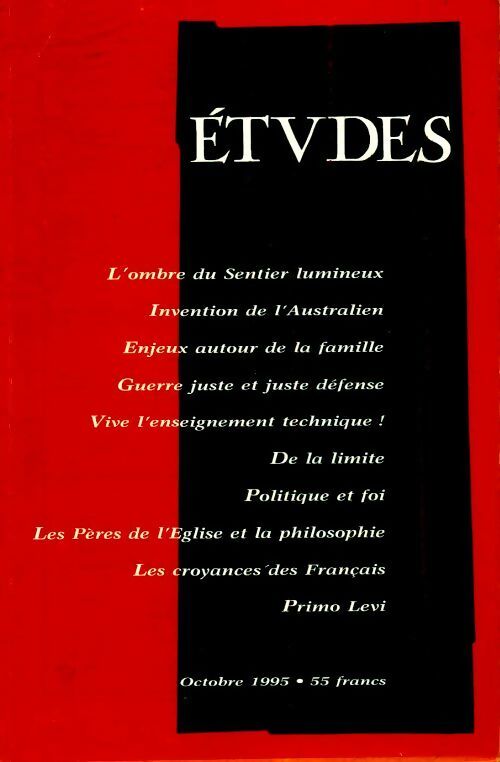 Etudes n°383-4 - Collectif - Livre
