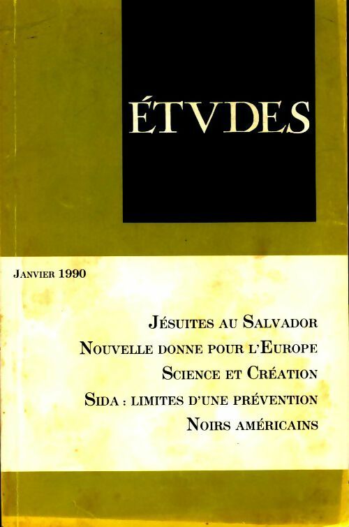 Etudes n°372-1 - Collectif - Livre