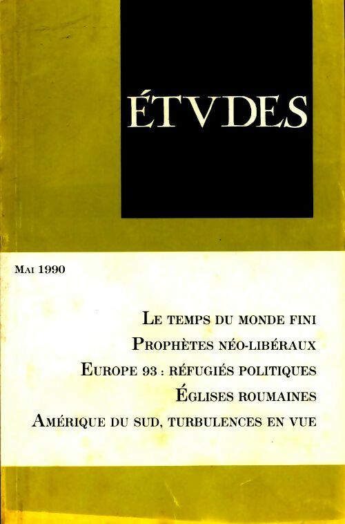 Etudes n°372-5 - Collectif - Livre
