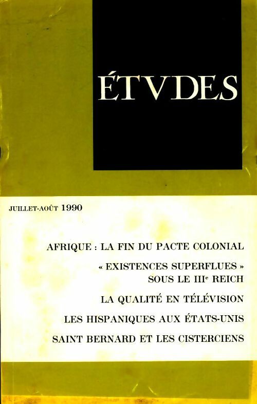 Etudes n°373-1 - Collectif - Livre