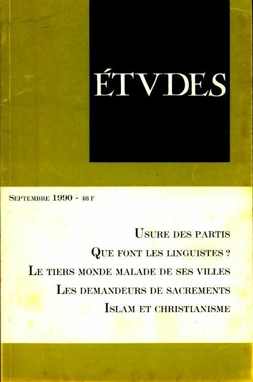 Etudes n°373-3 - Collectif - Livre