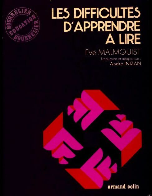 Les difficultés d'apprendre à lire - A. Inizan - Livre