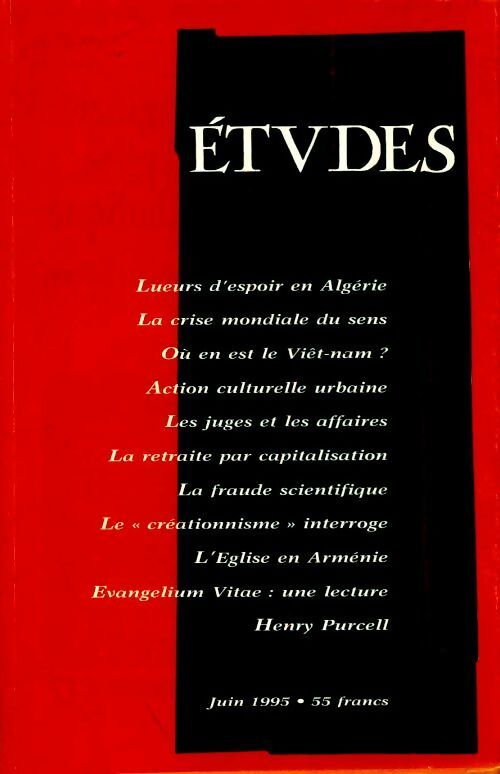 Etudes n°382-6 - Collectif - Livre