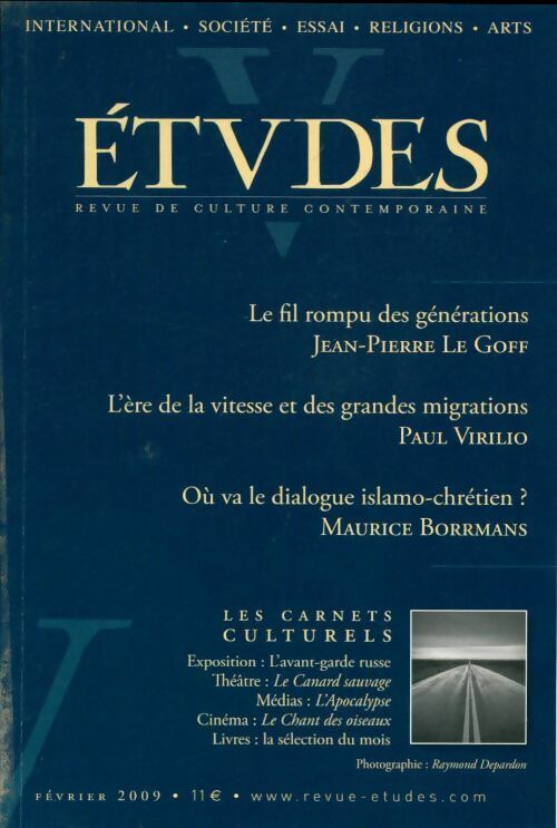 Études février 2009 - Collectif - Livre