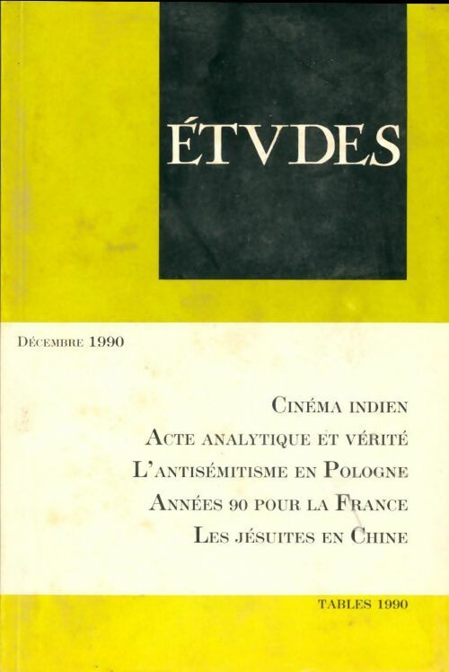 Etudes décembre 1990 - Collectif - Livre