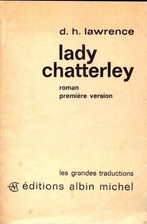 Lady Chatterley - David Herbert Lawrence - Livre