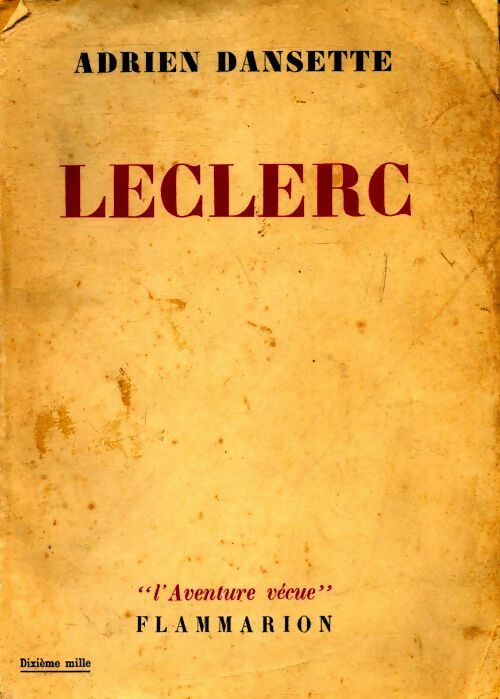 Leclerc - Adrien Dansette - Livre