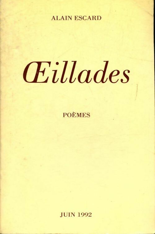 ?Illades - Alain Escard - Livre