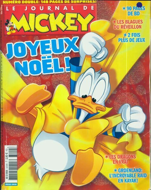 Le journal de Mickey n°3209-3210 : Joyeux Noël ! - Collectif - Livre