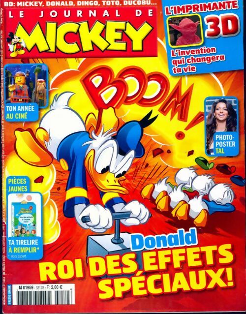 Le journal de Mickey n°3212 : Donald roi des effets spéciaux - Collectif - Livre