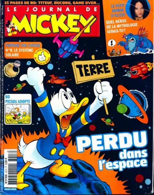 Le journal de Mickey n°3213 : Perdu dans l'espace - Collectif - Livre