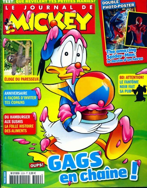 Le journal de Mickey n°3229 : Gags en chaîne - Collectif - Livre