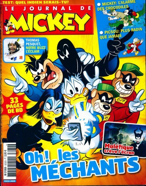 Le journal de Mickey n°3232 : Oh ! les méchants - Collectif - Livre