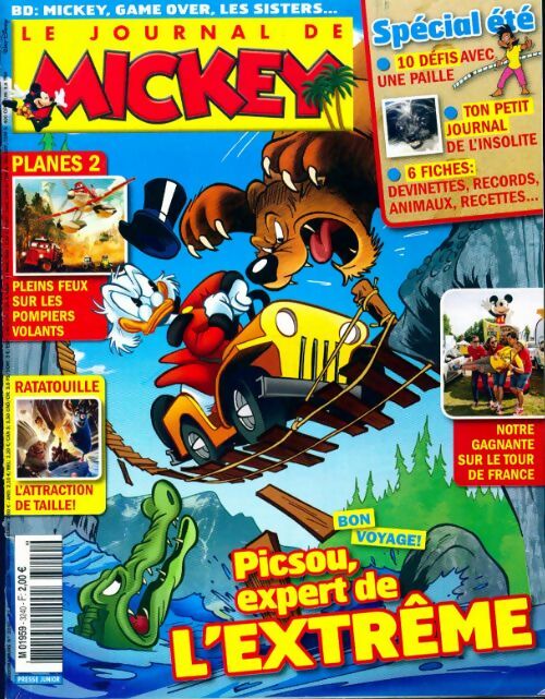 Le journal de Mickey n°3240 : Picsou, expert de l'extrême - Collectif - Livre