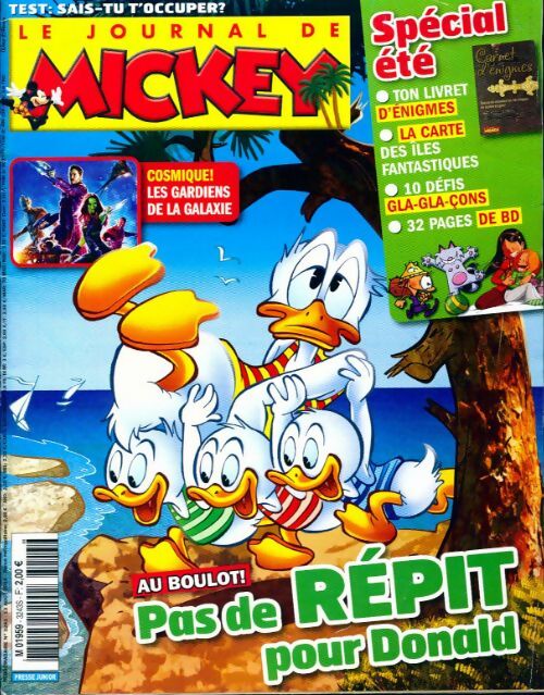 Le journal de Mickey n°3243 : Pas de répit pour Donald - Collectif - Livre