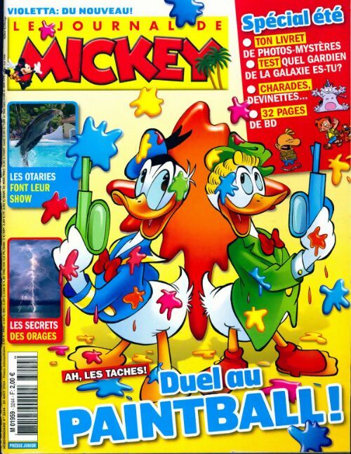 Le journal de Mickey n°3244 : Duel au paintball - Collectif - Livre