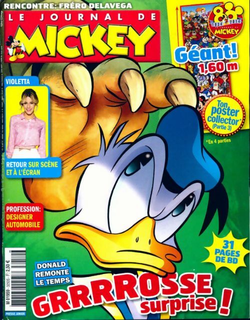 Le journal de Mickey n°3250 : Grrrosse surprise ! - Collectif - Livre