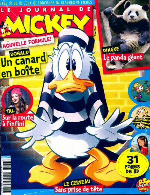 Le journal de Mickey n°3253 : Un canard en boîte - Collectif - Livre