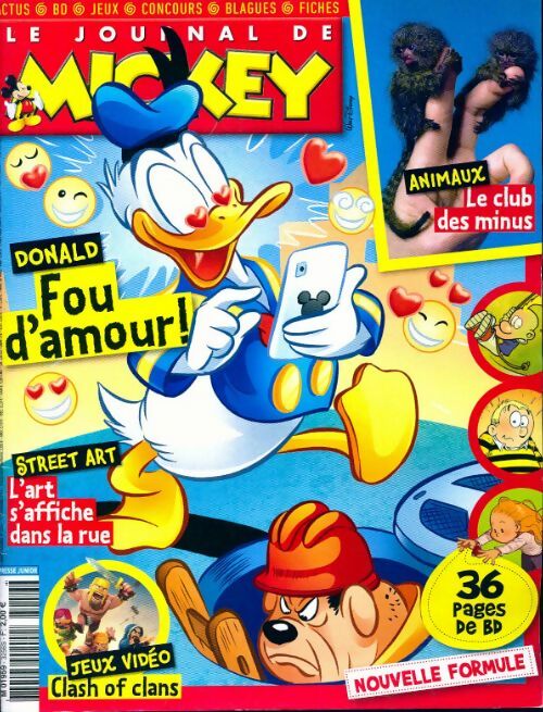 Le journal de Mickey n°3256 : Fou d'amour ! - Collectif - Livre